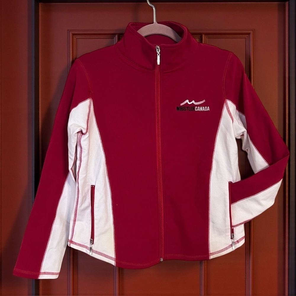 Olympic Red and White Whistler Canada Jacket